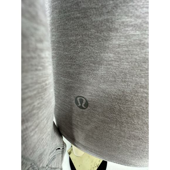 Lululemon Size 4 Women Love Some Run Long Sleeve Heathered Light Grey EF21 - Picture 4 of 10